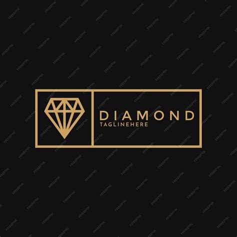 Premium Vector | Vintage label diamond logo design concept