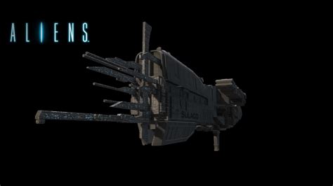 USS Sulaco - 3D model by paulelderdesign [61e82a4] - Sketchfab