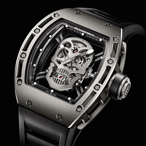 Tourbillon RM 052 Skull Watch by Richard Mille | BonjourLife