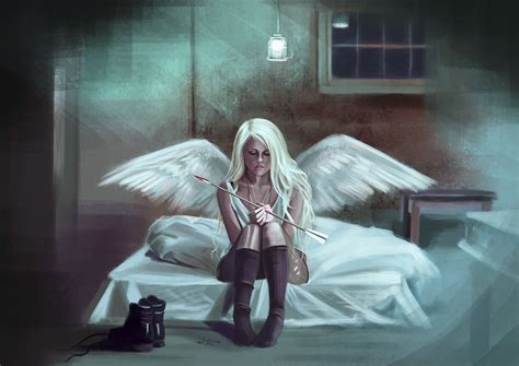 artwork, Fantasy Art, Angel, Ed Sheeran, Give Me Love Wallpaper Fantasy Art Angels, Anime ...