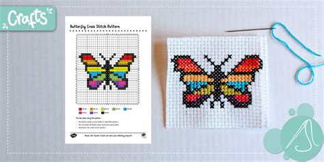 Butterfly Pattern | Cross Stitch Crafts (teacher made)