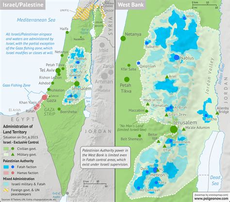 Political Geography Now: palestine