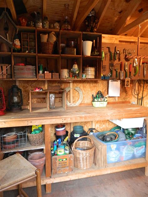 Pin by Angela Saul on Potting shed in 2023 | Potting shed interior ...