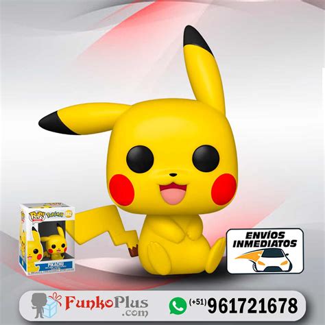 Funko Pop Pokemon Pikachu Sentado