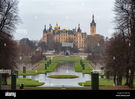 Schwerin castle in winter in hi-res stock photography and images - Alamy