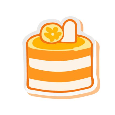 Orange cake by Martin Young on Dribbble