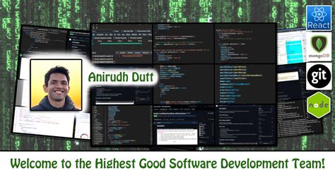 One Community Welcomes Anirudh Dutt to the Software Team!