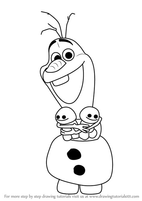 How to Draw Olaf from Frozen Fever (Frozen Fever) Step by Step ...