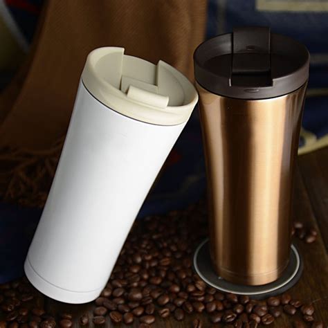 Garrafa Termica 500ml Double Wall Stainless Steel Thermos Tumbler Travel Mug Termo Coffee Cup ...
