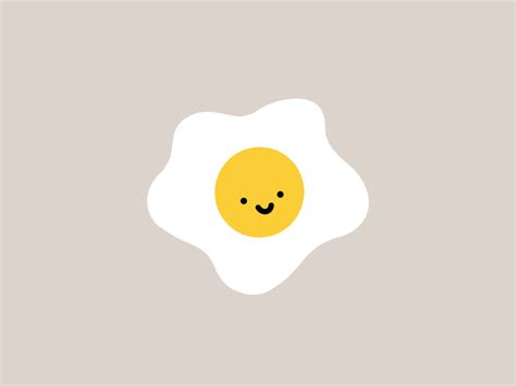 Cute fried egg illustration – Artofit