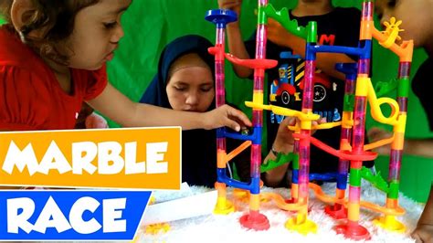 Unboxing Mainan Anak Balap Kelereng Marble Run Race For Kids - YouTube