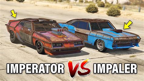 GTA 5 Online: IMPERATOR VS IMPALER (WHICH IS FASTEST ARENA CAR?) Gta 5 ...