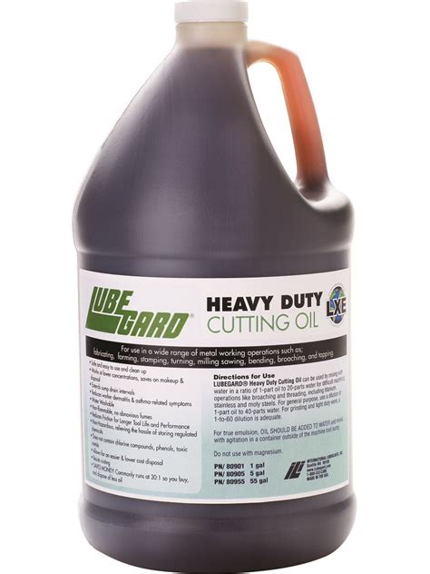 Heavy Duty Water Soluble Cutting Oil - Lubegard