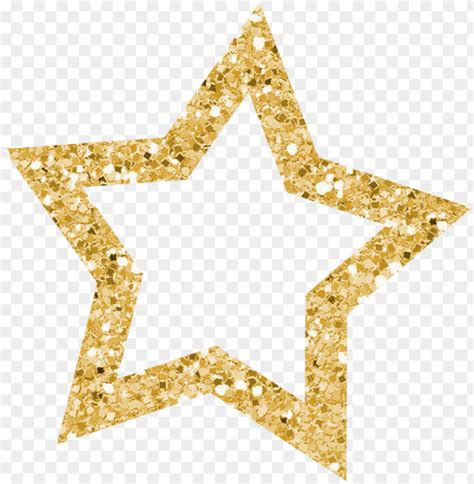 Star Glitter Gold Clip Art Gold Glitter Star Png Image Png Download ...