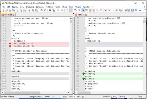 Notepad++ file compare new - villeren