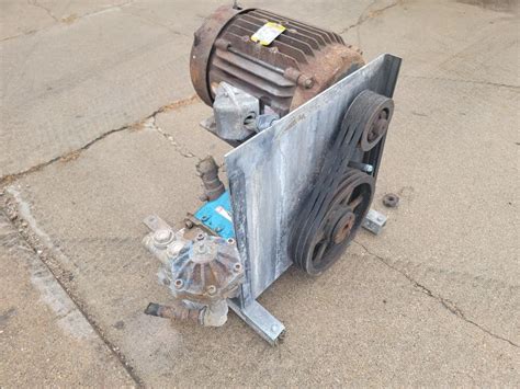 Cat Pumps 3535 Large Capacity Water Pump W/Electric Motor BigIron Auctions