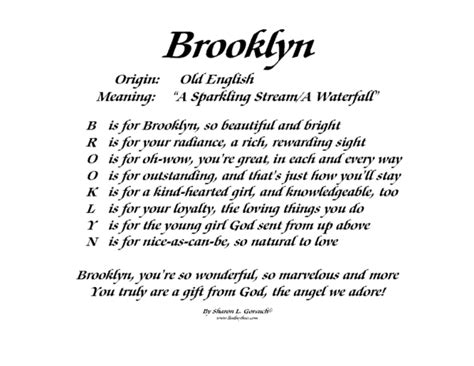 Meaning of Brooklyn - LindseyBoo