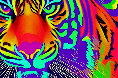 Tiger Abstract · Creative Fabrica