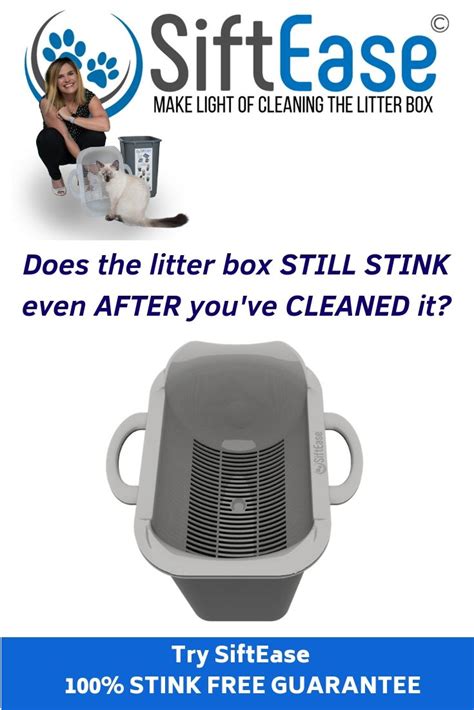 Siftease litter box cleaner litter sifter no more scooping works with ...