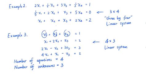 Examples Of System Linear Equations - Tessshebaylo