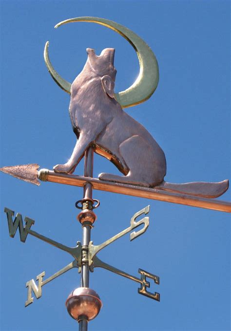 Coyote With Pup Weathervane - Customization Available