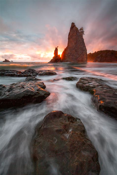 End of Day at Rialto Beach | Rialto Beach, Washington | Ken Koskela ...