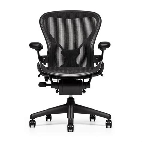 Herman Miller Size B Aeron Chair in Graphite - AptDeco