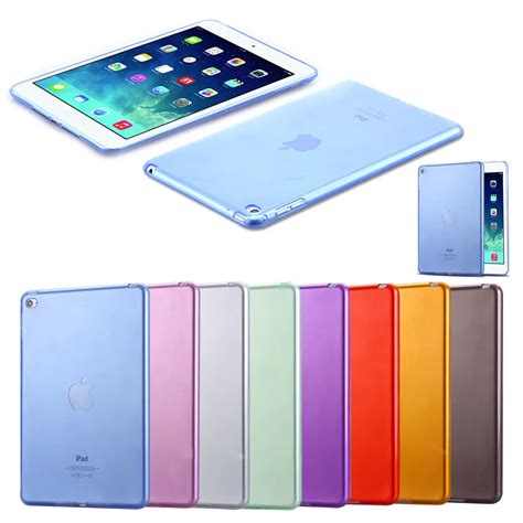 For IPad Mini 4 Cases Luxury Soft TPU Gel Crystal Clear Case for IPad ...