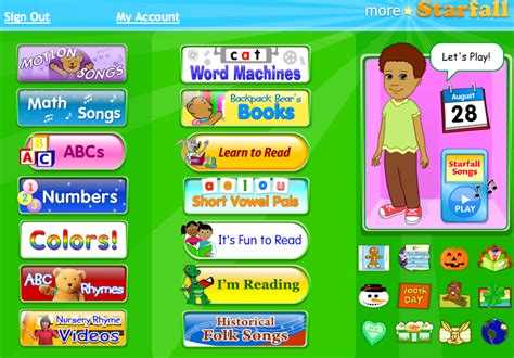 Mrs. Zurek's School Links: Starfall + more Starfall