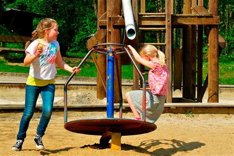 Children Playing On Playground