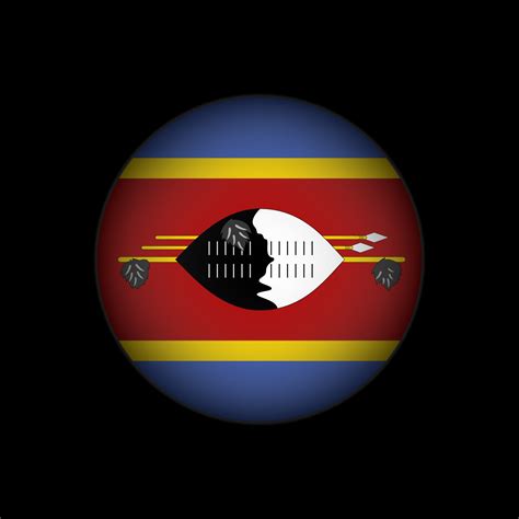 Country Eswatini. Eswatini flag. Vector illustration. 7080525 Vector Art at Vecteezy