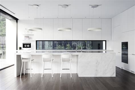 30 Modern White Kitchens That Exemplify Refinement