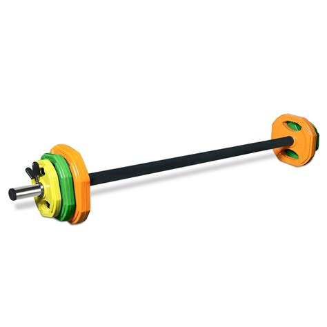 Studio Barbell Set with Weights - Fitness World Wide