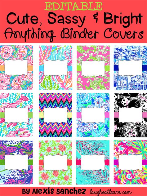 FREE Editable Anything Binder Covers