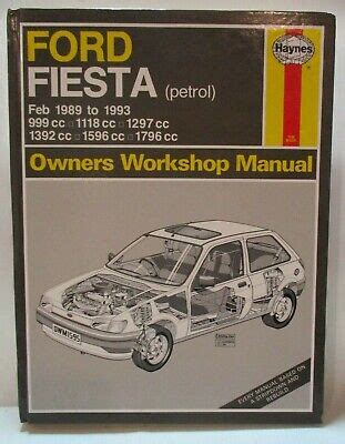 Haynes Ford Fiesta Petrol Feb 1989 - 1993 - Owners Workshop Manual 615 ...