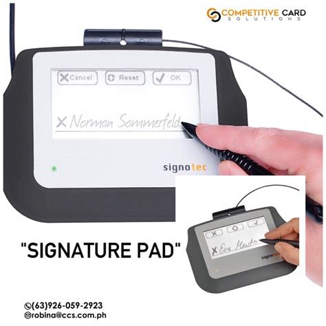 SIGNATURE PAD WITH BACKLIGHT, Computers & Tech, Office & Business ...