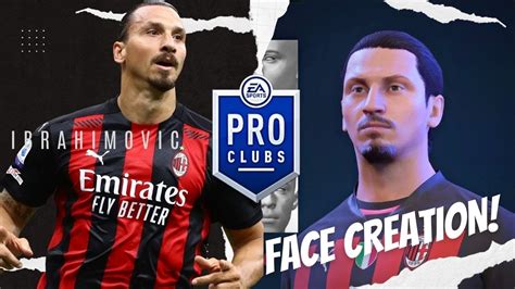 FIFA 23 - ZLATAN IBRAHIMOVIC Pro Clubs Face Creation - YouTube