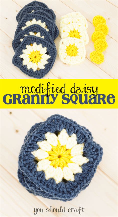 Looking to crochet a cute and easy granny square this spring? Look no further! These modified ...