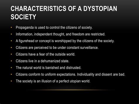 Characteristics of a dystopian society : r/DystopianFuture