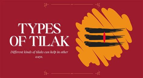 Different Types of Tilak on Forehead & Its Significance