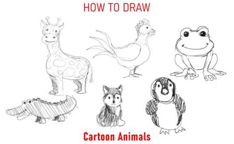 how to draw cartoon animals - Barnett Gallery