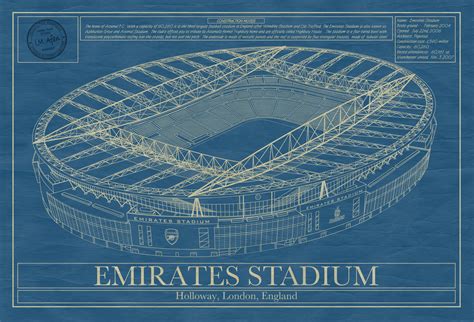 Arsenal - Emirates - Stadium Blueprint Company