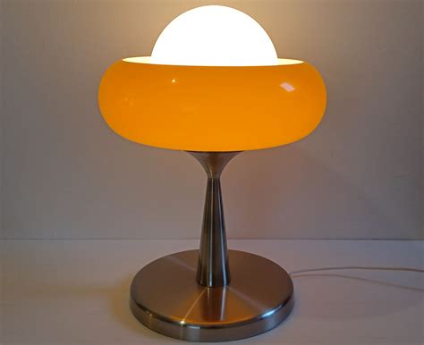 Meblo Guzzini Table Lamp Harvey Guzzini Yellow Desk Lamp Mid | Etsy