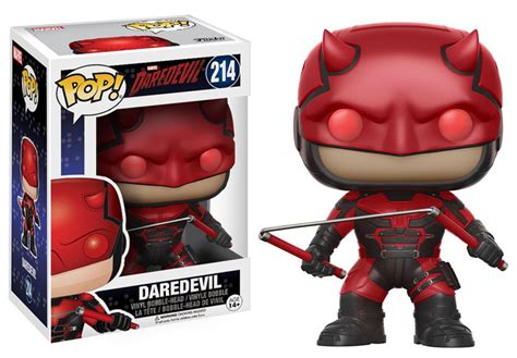 Funko Marvel Daredevil Netflix POP Marvel Daredevil Vinyl Bobble Head 214 With Helmet - ToyWiz