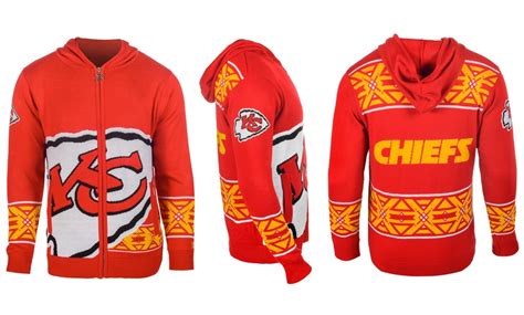 NFL Men's Zip Hoodie Sweaters | Groupon