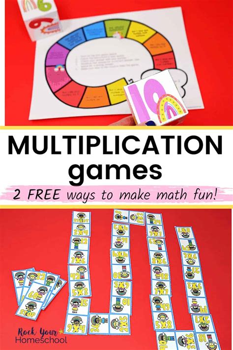 2 Free Multiplication Games for Awesome Math Fun - Rock Your Homeschool