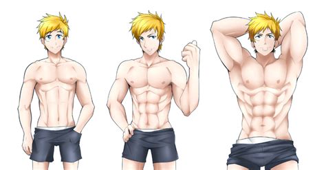 Comm: Muscle Growth Challenge by kuroshinki on DeviantArt