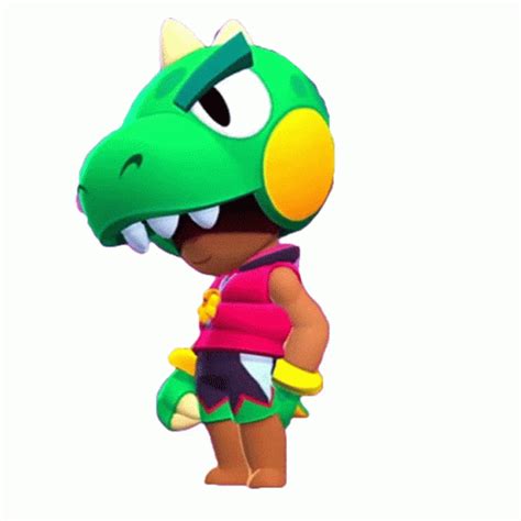 Roar Dino Leon Sticker - Roar Dino Leon Brawl Stars - Discover & Share GIFs