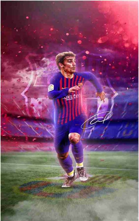 Antoine Griezmann Footballer Wall Poster For Room With Gloss Lamination M8 Paper Print - Sports ...