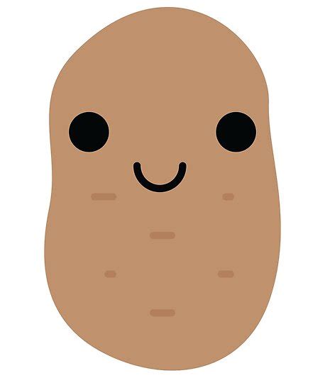 "Potato Emoji Happy Smiling Face" Posters by teeandmee | Redbubble